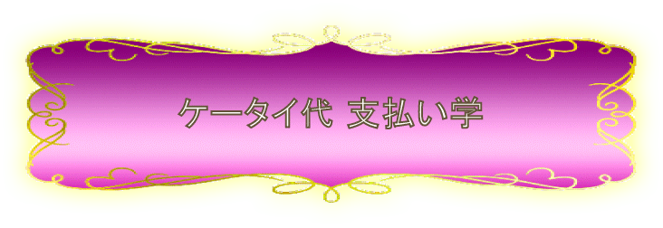 ケータイ代支払い学